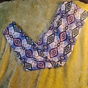 Deb Vibrant Geometric Pattern Jeggings